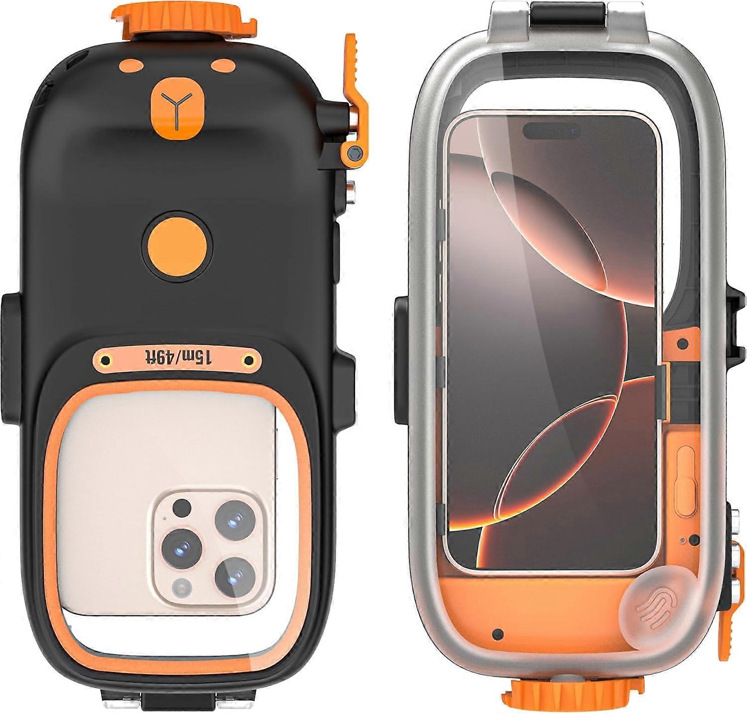 Waterproof Case with Lanyard Compatible with iPhone 17/16/15 Pro Max