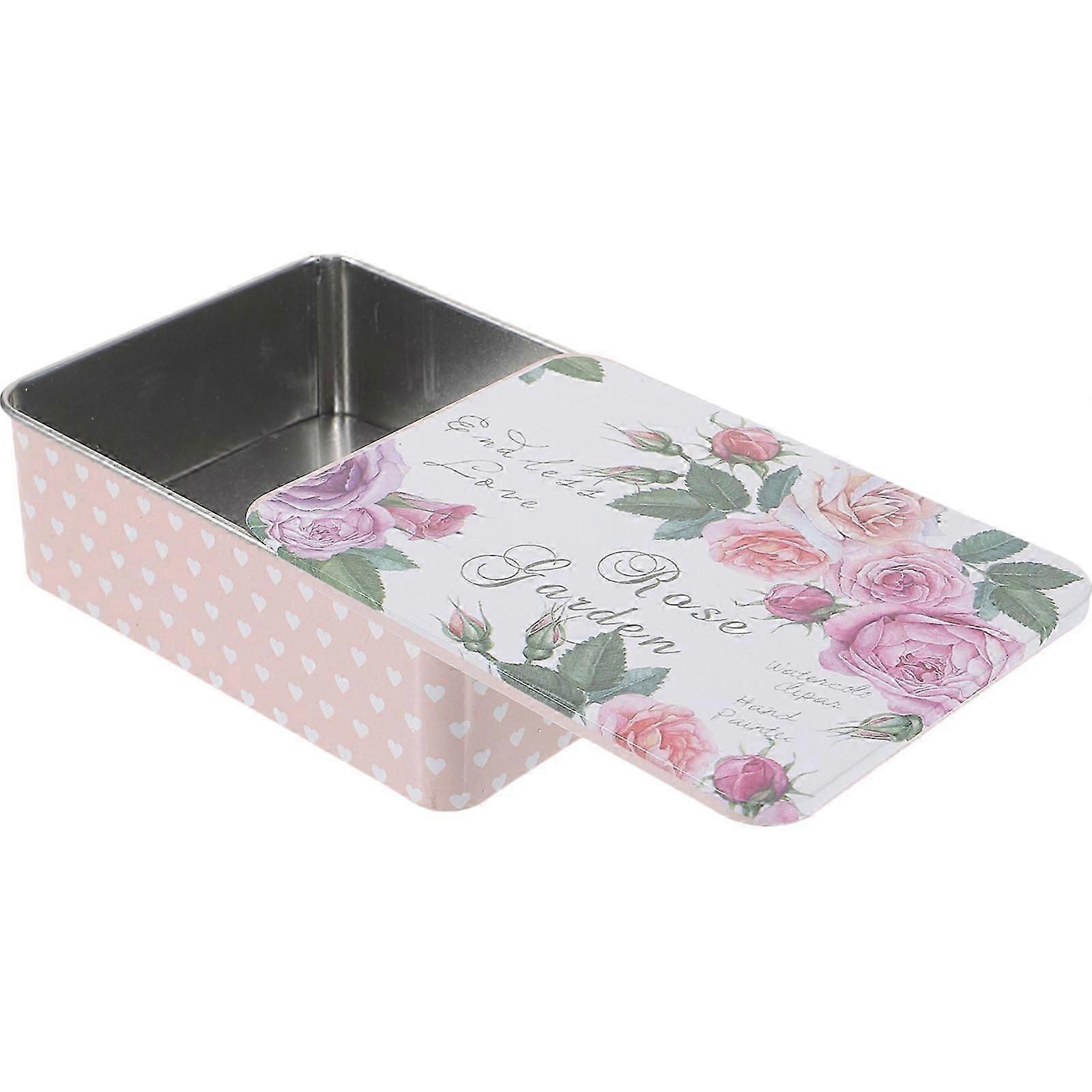 Iron Box Packaging Slide Top Tin Box for Convenient Storage Use