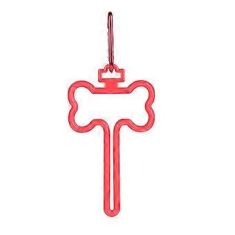 Bone Shaped Waste Bag Carrier – with Leash Attachment – for Camping