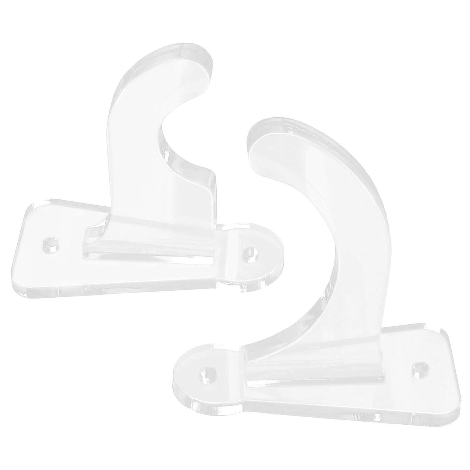 Baseball Bat Display Rack Acrylic Holder for Storage 1Set Wall Mounted