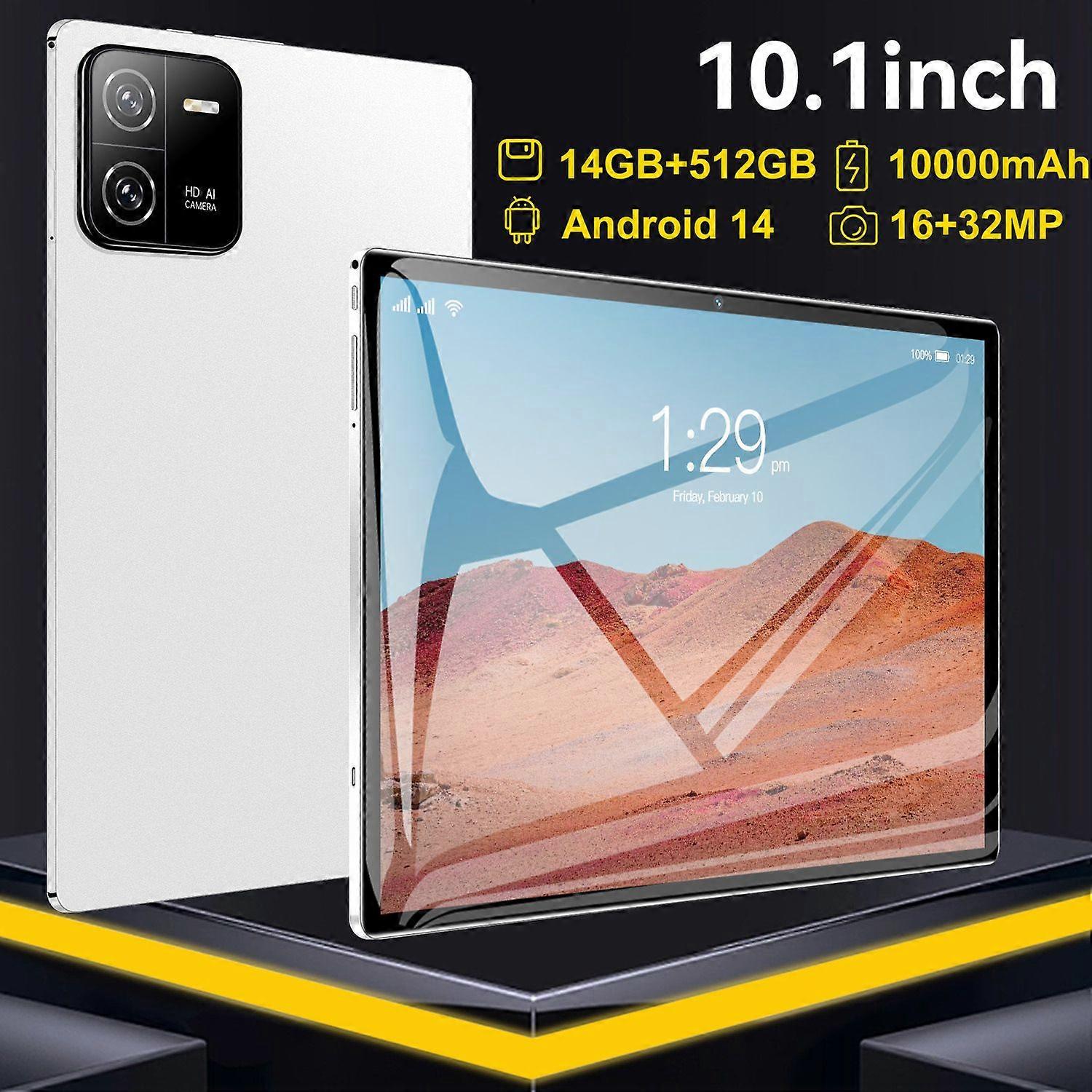 Pad 6 Plus Tablet With An Ips Display, 10.1-Inch Android Operating System