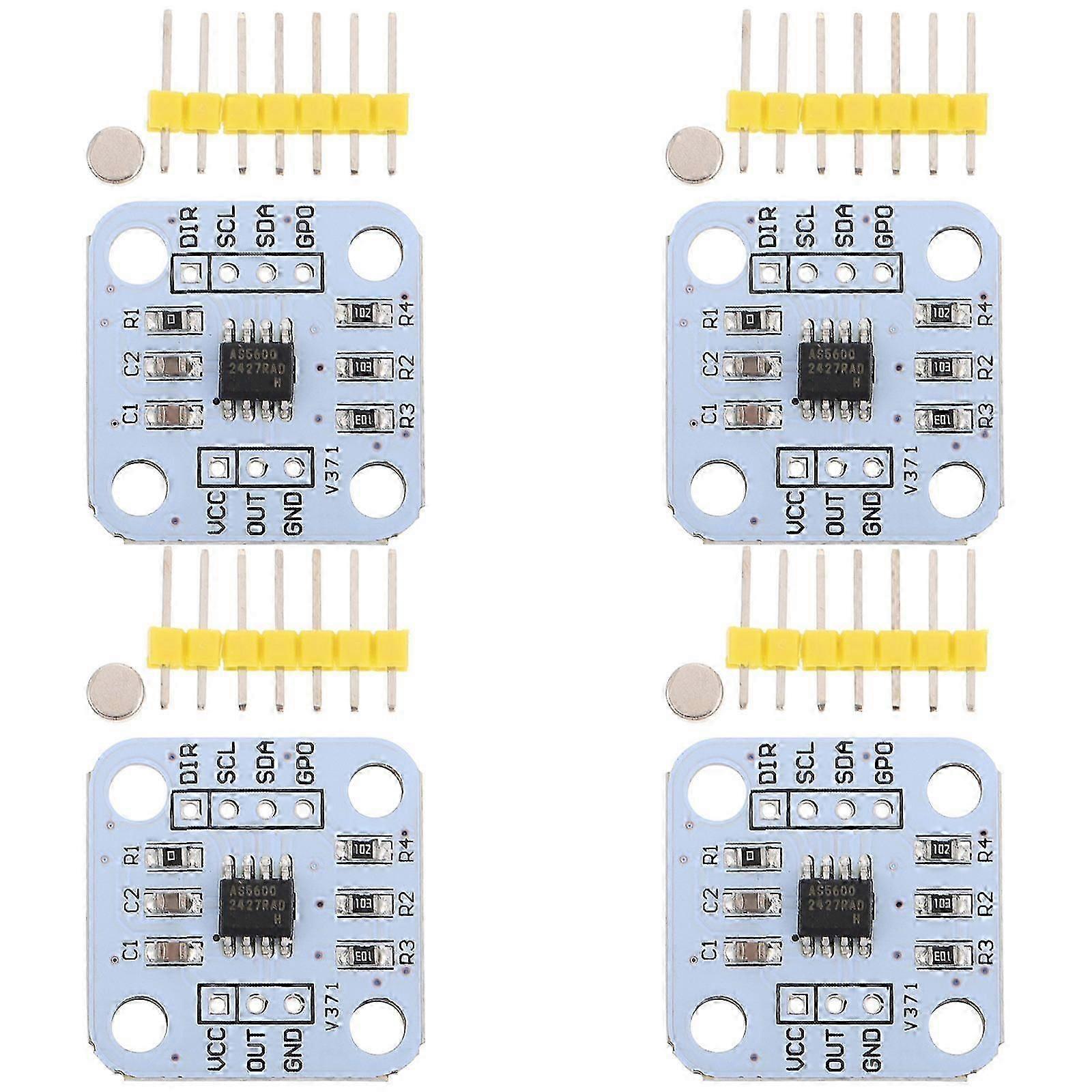 Angle Sensor Module Magnetic Encoder for Accurate Angle Measurement 20Pcs High Precision