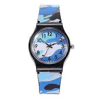 1 montre pour enfants durable et pratique, design camouflage