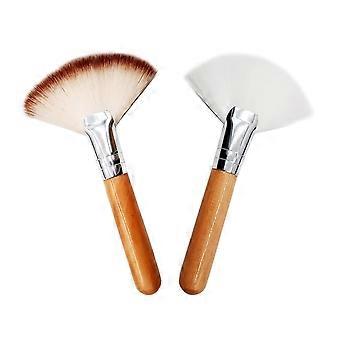 Fan Brush,Face Makeup Brush Highlighting Make Up Brush Cheekbones Brush Facial