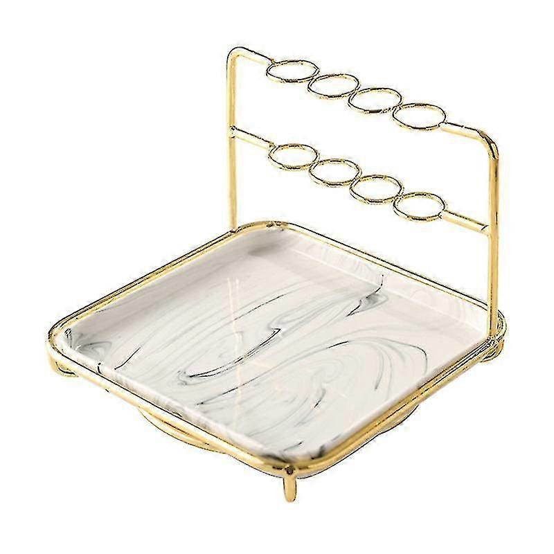 Iron, Ceramic Storage Holder For Home