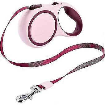 Retractable Dog Lead, 5m Heavy Duty Strong Dogs Leads One-handed Button