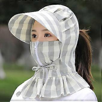 Klassieke cowgirlhoed voor volwassenen, modieuze zonnehoed met bandage, zonbescherming, outdoor zonnehoed met ritssluiting, ademende hoed, hoed in de uitverkoop.