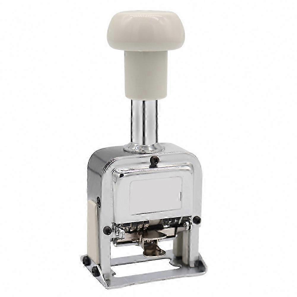 Manual 4-Digit Numbering Machine with Automatic Advance, Production Date Coder, Quick-Drying Black Ink