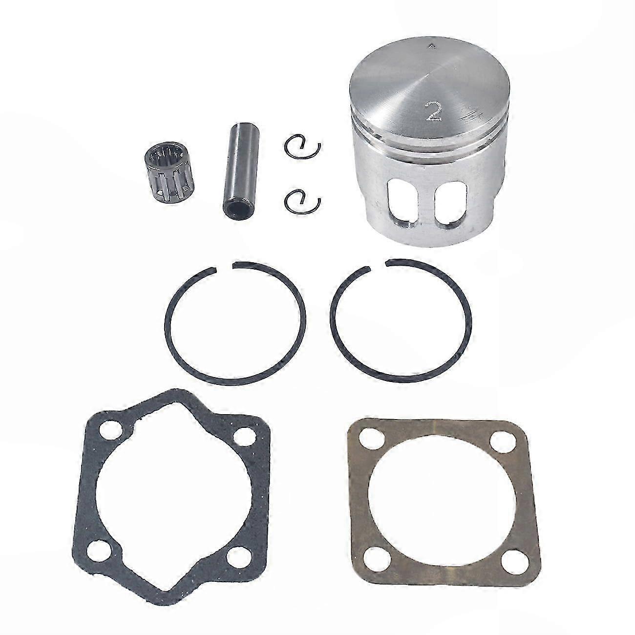 80cc/66cc Windowed Piston Set Compatible with Gas Motorized Bicycles