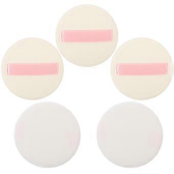 Pink Makeup Powder for Body Powder Use 25Pcs Flocking Makeup Accessories
