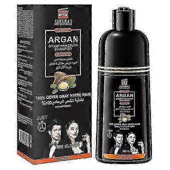 Instant Hair Color Shampoo for Gray Hair - 3 in 1 Solution with Herbal Ingredients - 420ML for Men & Women