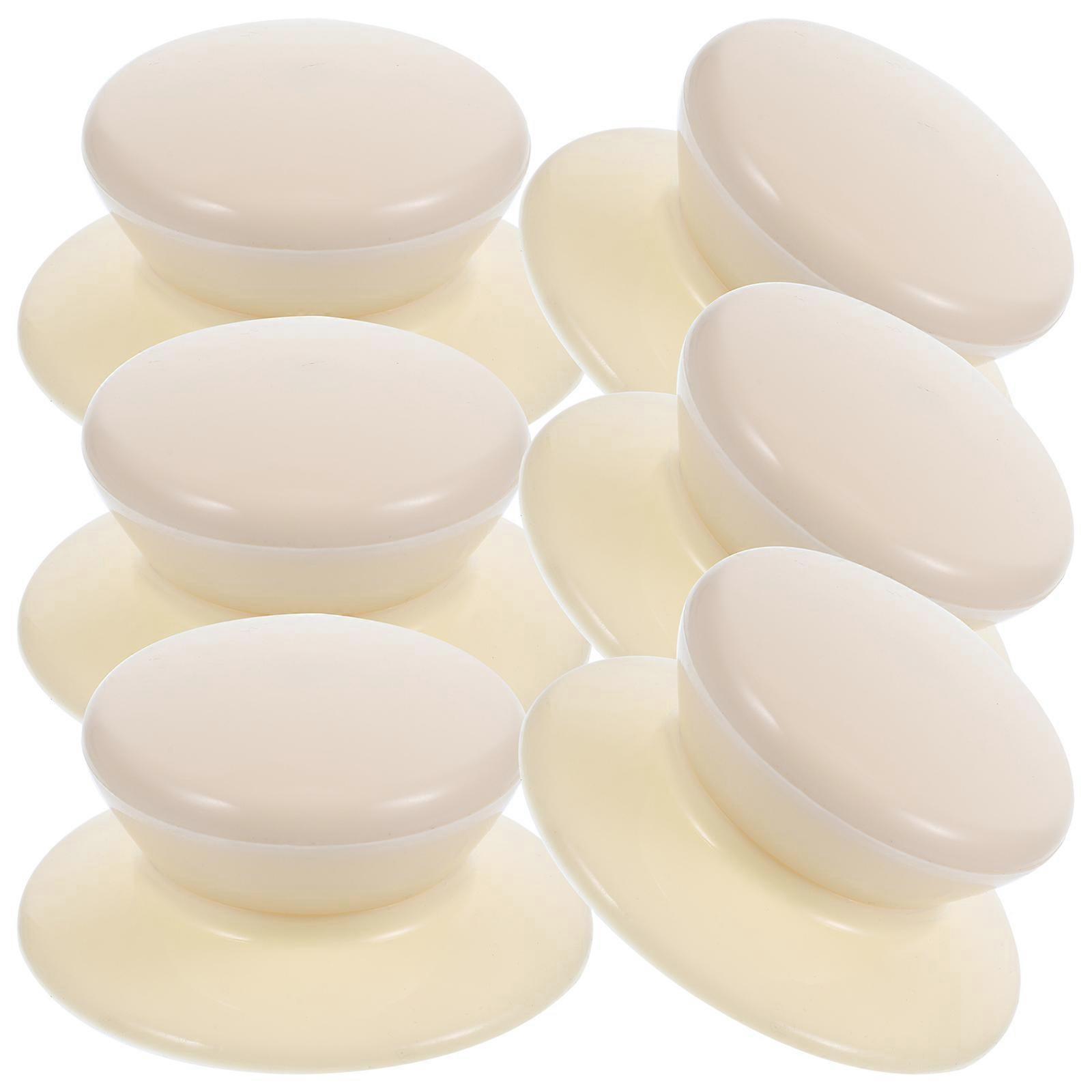 6Pcs Plastic Lid Knobs Universal Pot Lid Handles Pan Lid Knobs Kitchen Lid Replacements
