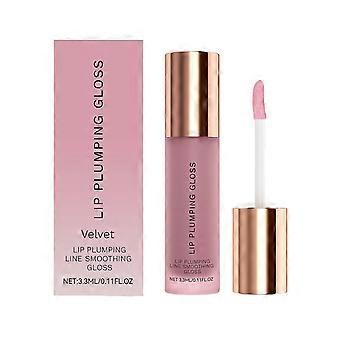 Lip Plumping Gloss Color 03 for Fuller Lips, Hydrating Nonsticky Shine, Lightweight Texture