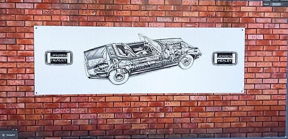 JENSEN HEALEY CUT AWAY BANNER TRACKED HDF307
