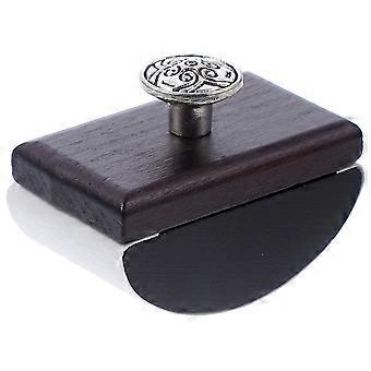Portable Wood Rocker Blotter Ink Quick-drying Tool For Office Use Ink Absorbent Stamp