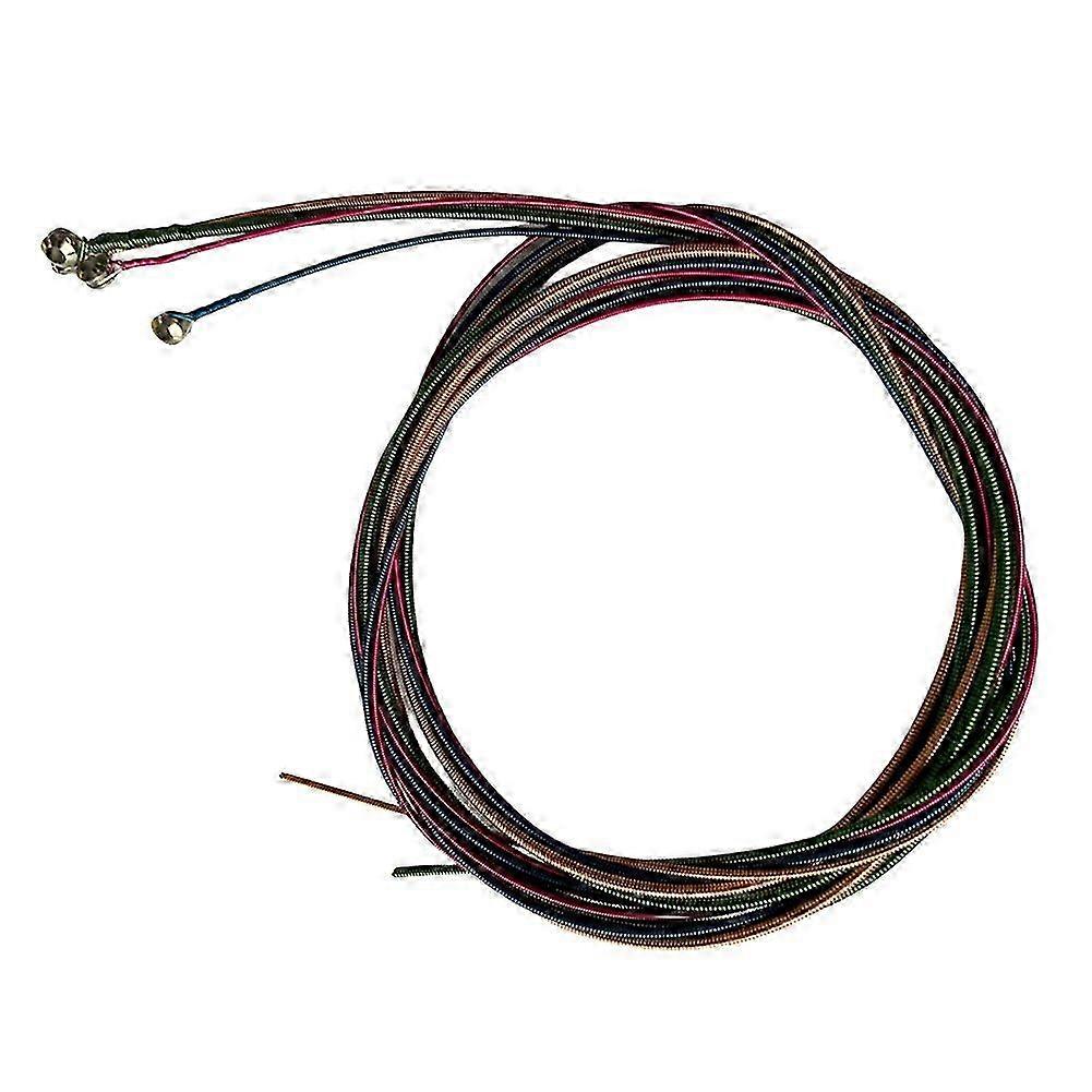 4 String Electric Bass String Set Guitar Bass Strings Colorful Guitar Strings Replacement