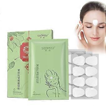 Wrinkle Plaster Face Hydrogel Plaster, Anti Wrinkle Plaster for Eyes Smiling Line, Forehead Smoothing, Face Lifting Tape Use Overnight, Smooths Fine L
