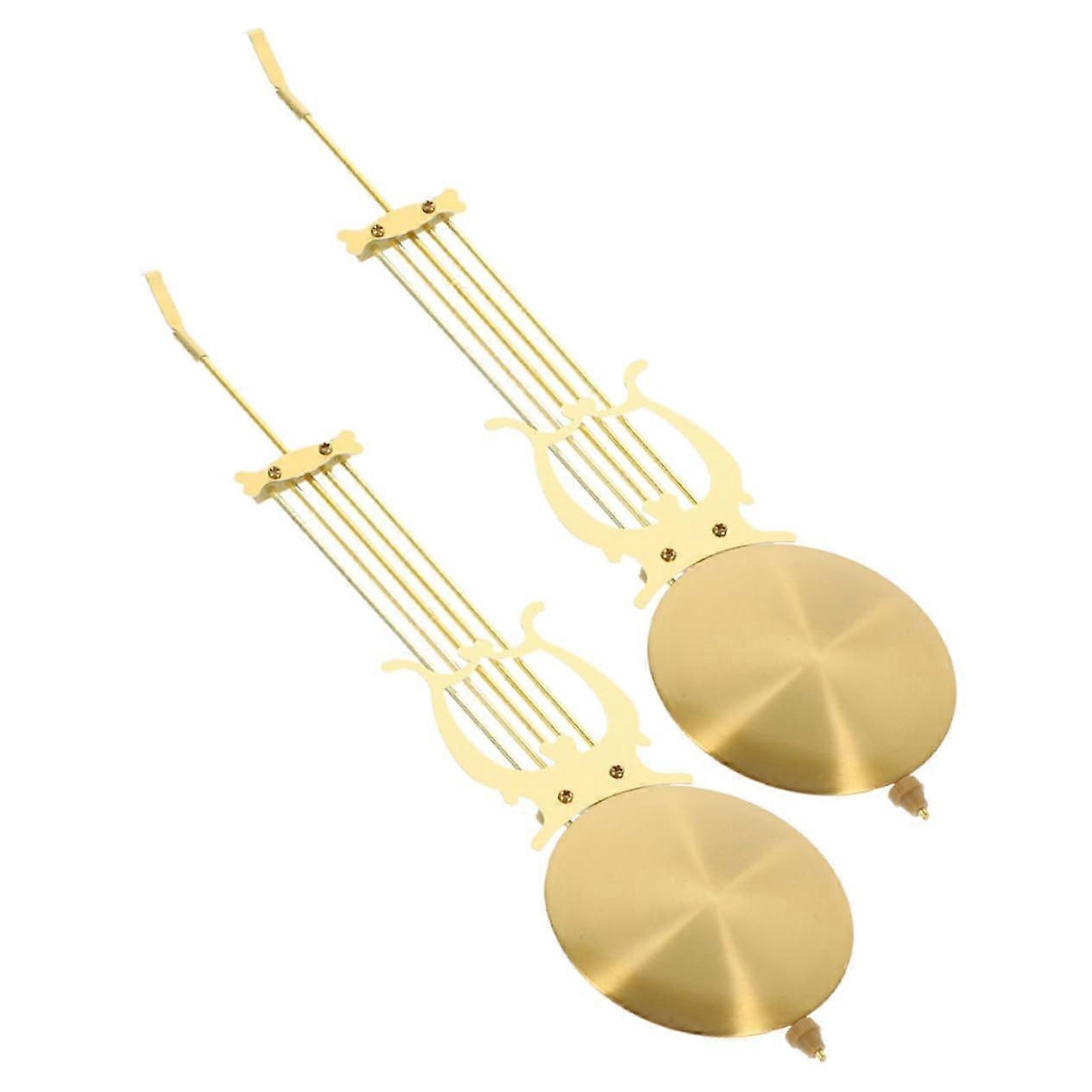 2pcs Wall Clock Pendulum Replacement Parts Durable Metal Build Easy Installation