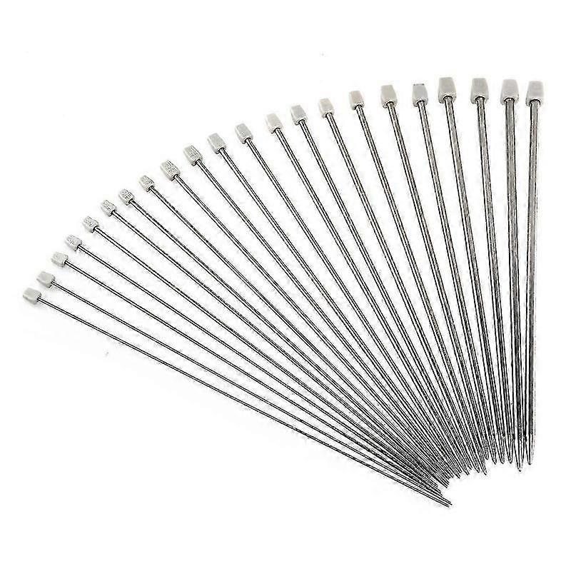 Single pointed knitting tools stainless steel