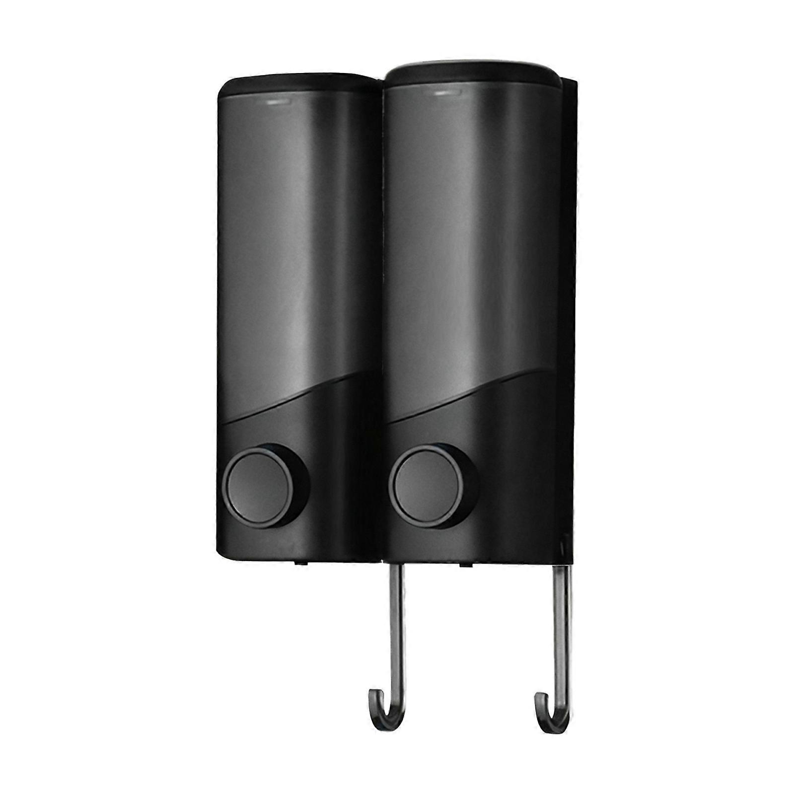 Large Capacity Lockable Shower Liquid Dispenser with Hooks for Bathroom