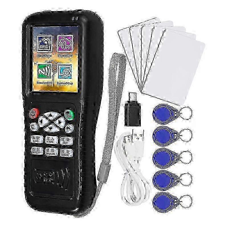 Multi-Frequency RFID Smart Card Programmer - Reader Writer Duplicator, NFC Reader, Encrypted Edition