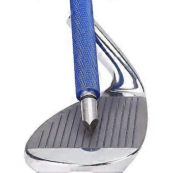 Affilatore a scanalatura per mazze da golf, strumento di scanalatura e detergente per cunei e ferri da stiro - Genera backspin ottimale - Adatto per scanalature a U e V