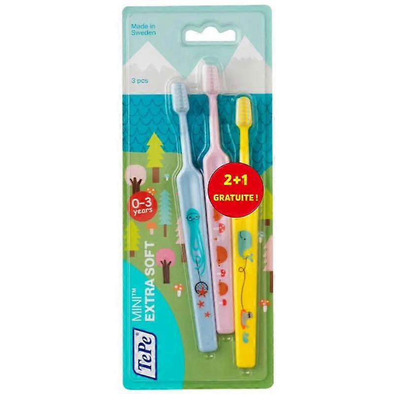 Mini Toothbrush ( 3 pcs ) Extra Soft