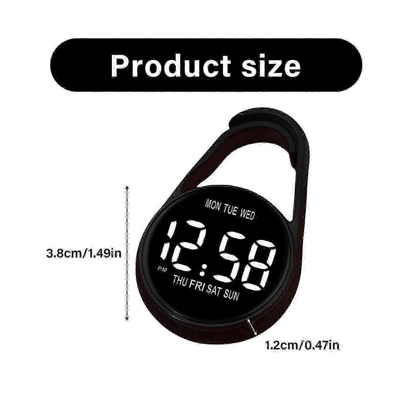 Touchscreen Mini Clock Waterproof Eye Comfort Night Light