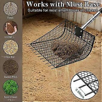 Heavy-Duty Metal Chicken Poop Scooper