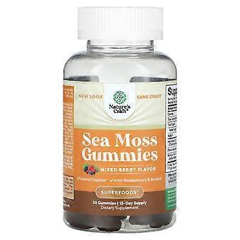 3 x Nature's Craft, Sea Moss Gummies, Mixed Berry , 30 Gummies