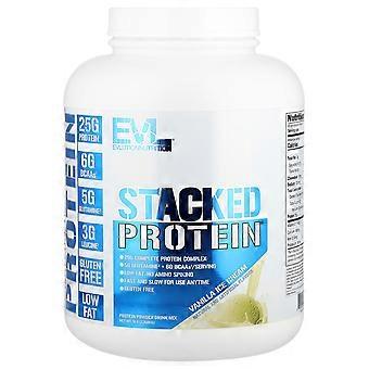 EVLution Nutrition, Stacked Protein® Poeder, Vanille-ijs, 5 lb (2268 kg)