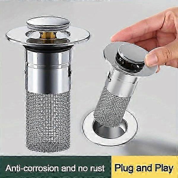 Pop-Up Bounce Core Drain Stopper
