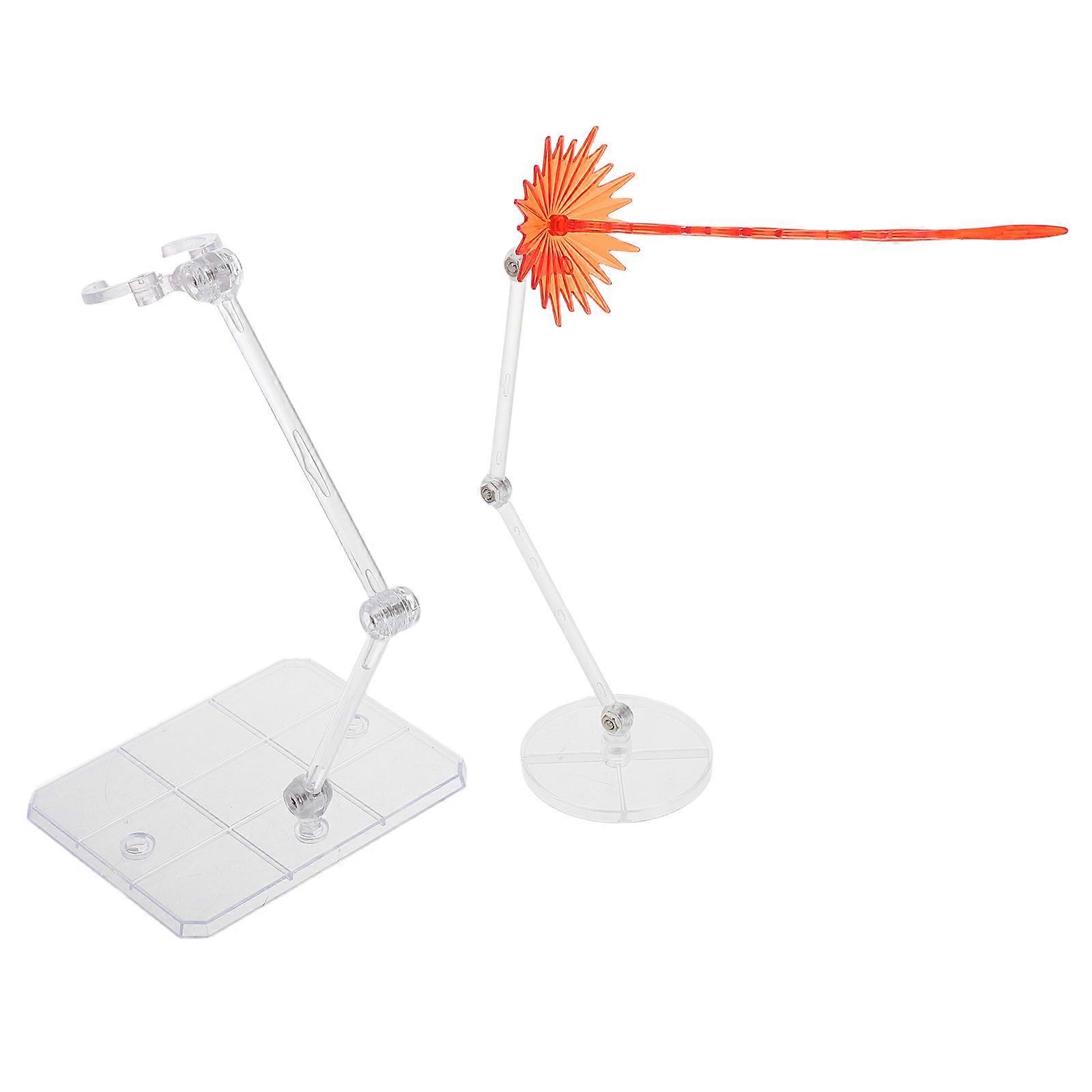 Plastic Model Assembly Holder with Energy Effect Stand for Display 4Sets