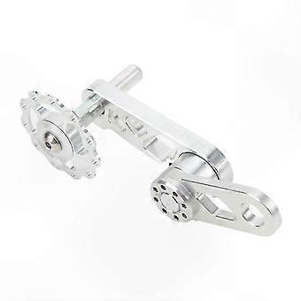 Single Speed Chain Tensioner, Aluminum Alloy Chain Stabilizer for Single Speed Folding Bike, Silver