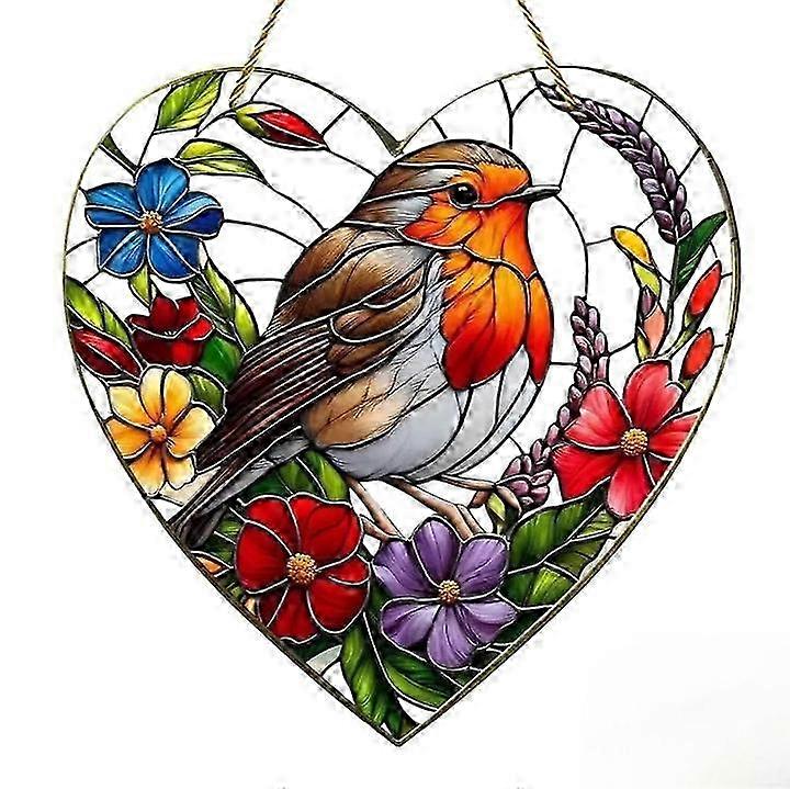 Light-Diffusing Robin Window Ornament