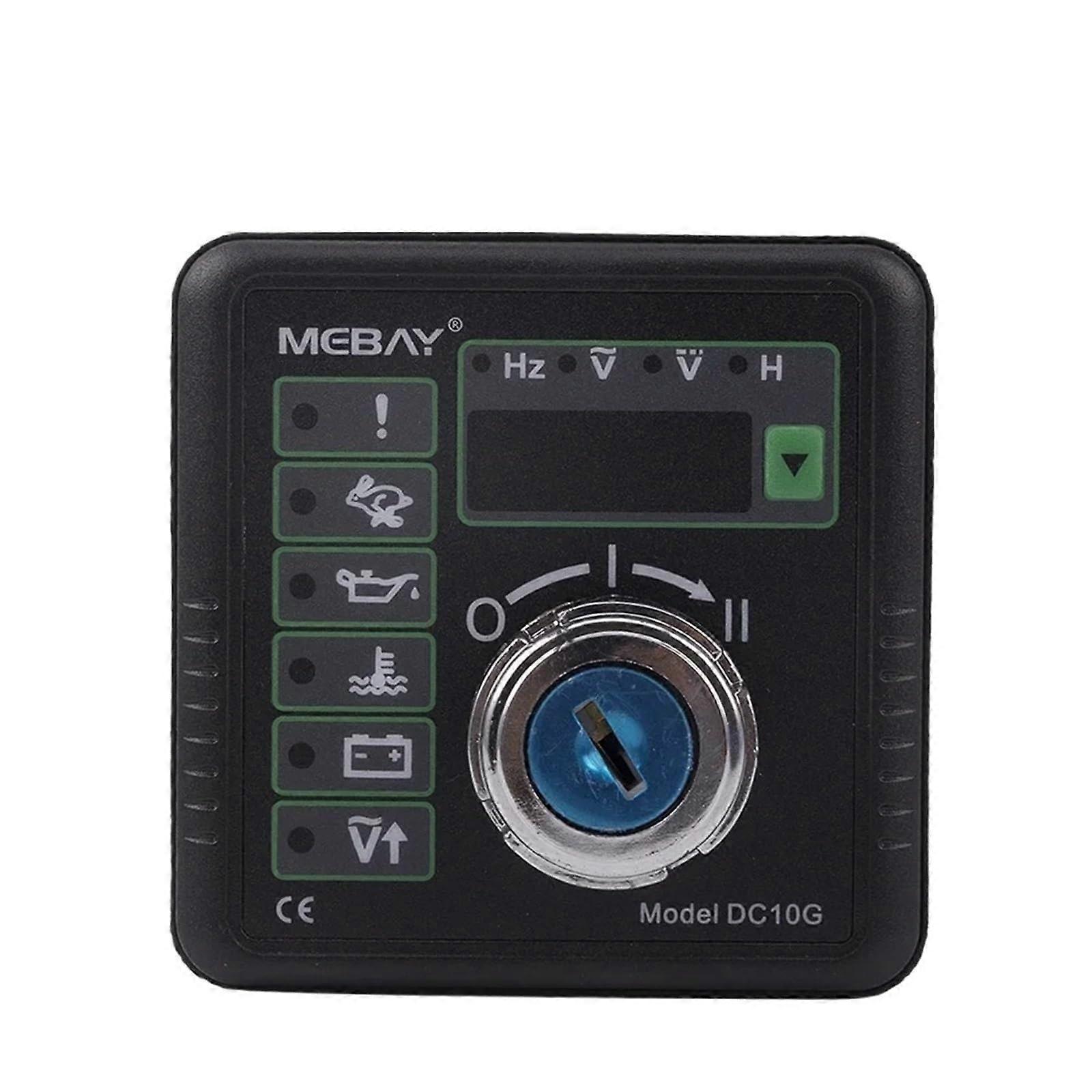 Multifunction DC10G Generator Set Controller for Diesel Engines, Easy Manual Start Stop, Compact Panel