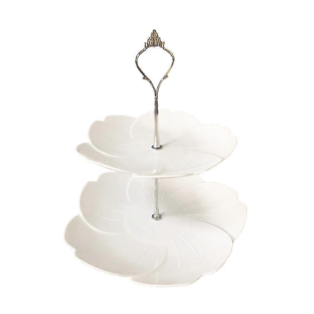 Two Tier Cake Stand Food Safe Plastic