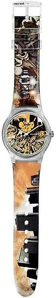 Marc Eckall city Watch for Unisex Analog Quartz with E06503M1 Plastic Bracelet
