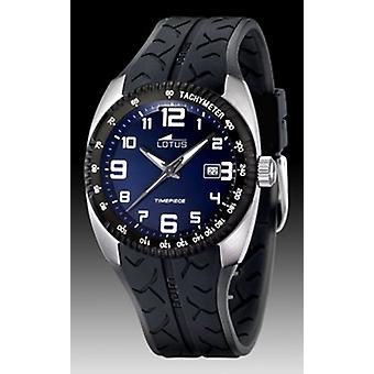 Lotus racing Quartz Analog Man Watch avec Bracelet en caoutchouc L15568/2