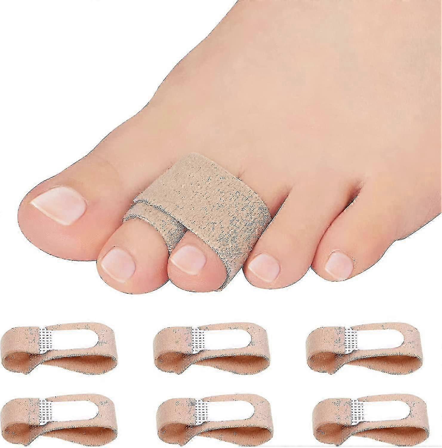 6 Pack Hammer Toe Toe corrector, Toe Protector Toe Separatoare deget de la picior, Toe corrector