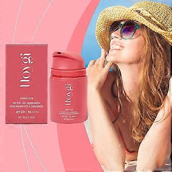 2 Pcs Moisturizing Sunscreen Cream for Daily UV Protection, Face Moisturizer with Anti-Aging Benefits, Easy to Apply Sun Care