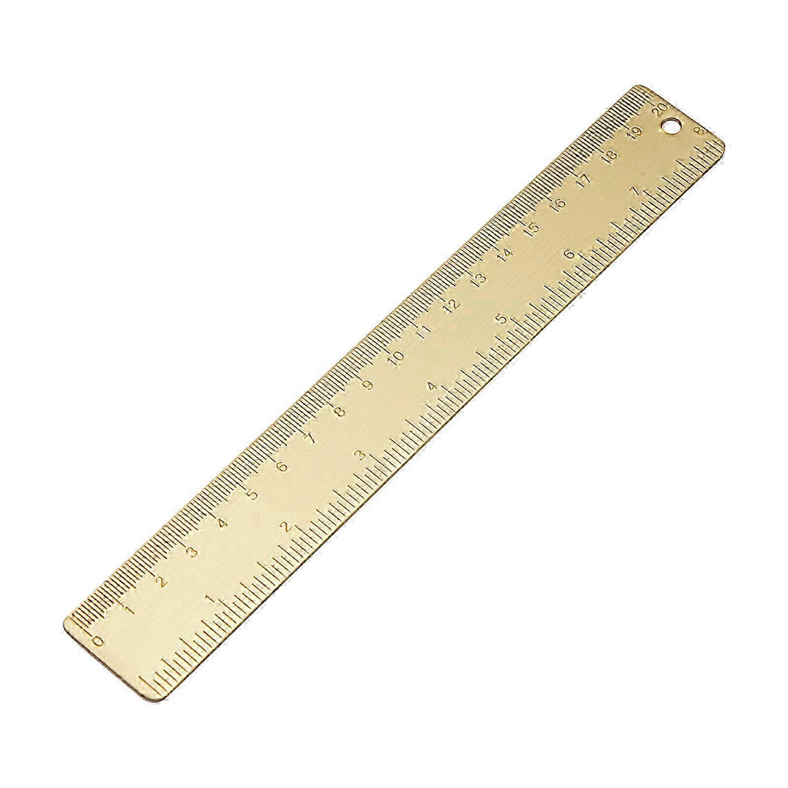 Brass Metal Ruler 20cm Precision