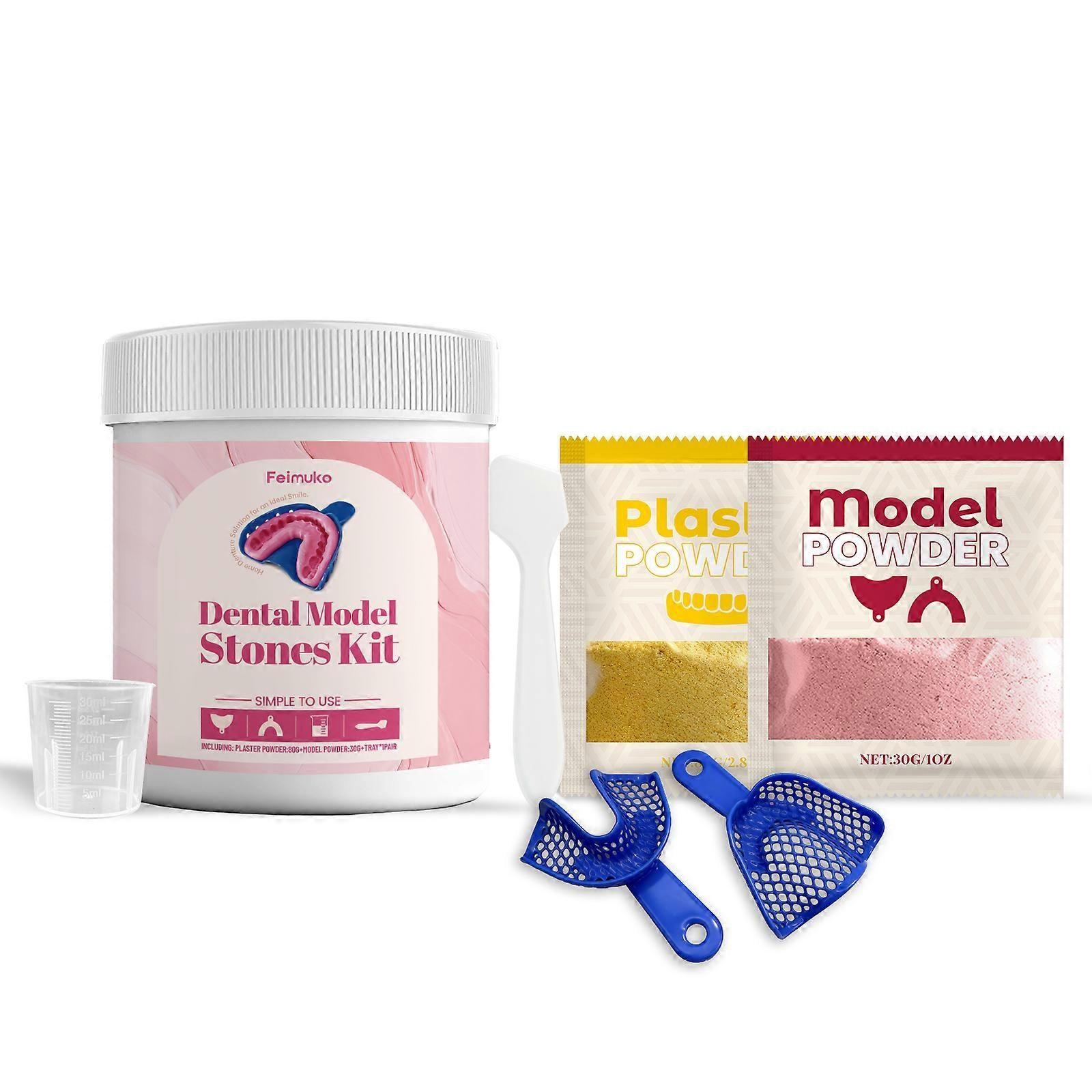 Plaster Tooth Model Set Daily Convenient Diy Handmade Tooth Contour Model Set