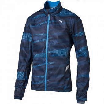 Puma Mens Graphic Print Woven Jacket