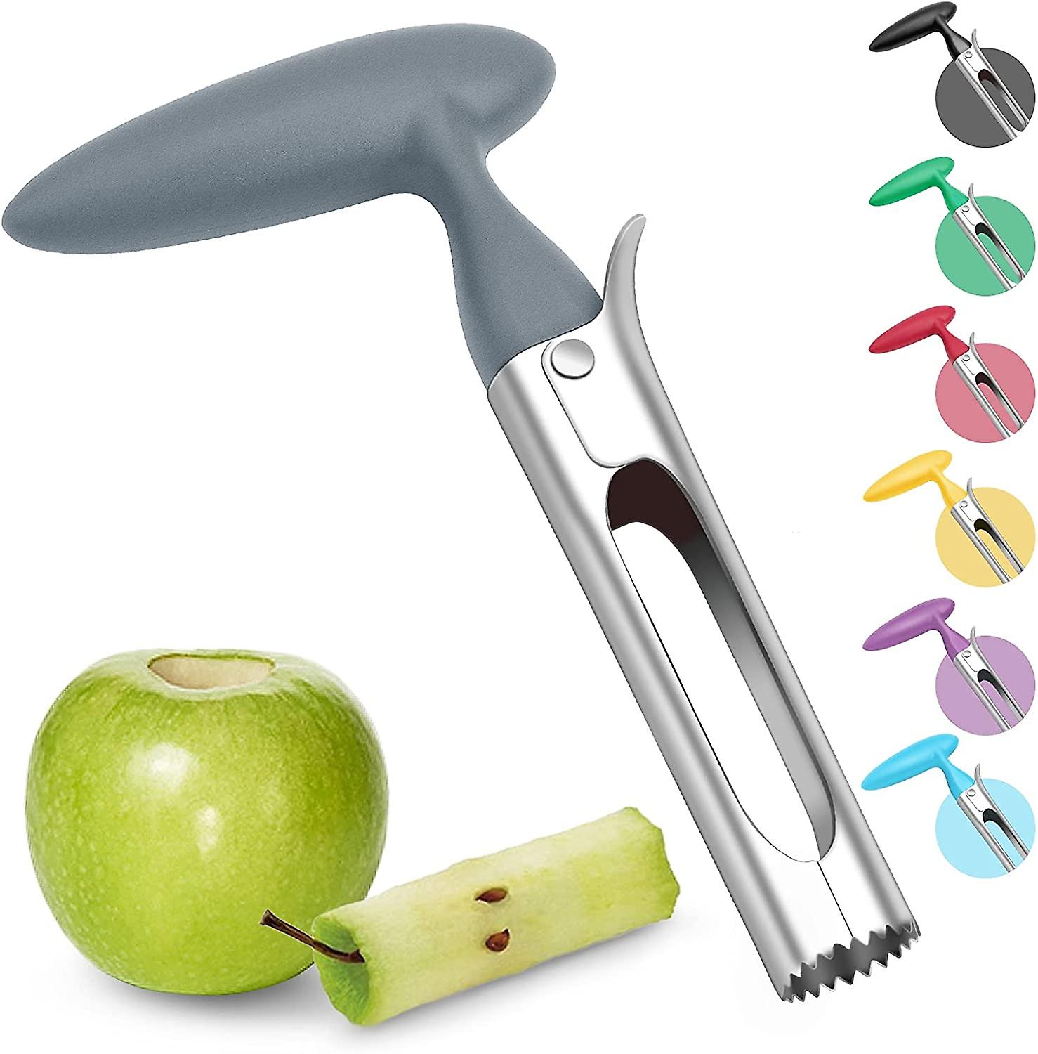 Premium Apple Corer, Food-Grade Stainless Steel Blade, Sturdy Ergonomic Handle, Easy to Use, Sharp and Durable, for Removing Cores of Apples and Pears