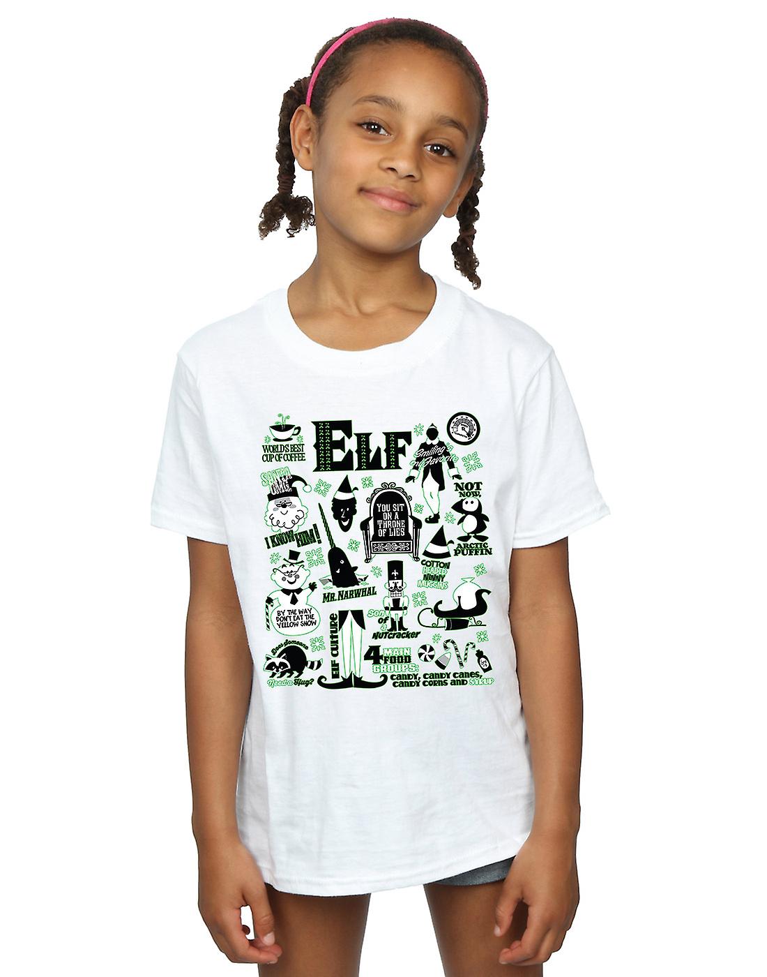 Elf Girls Infographic Poster T-Shirt