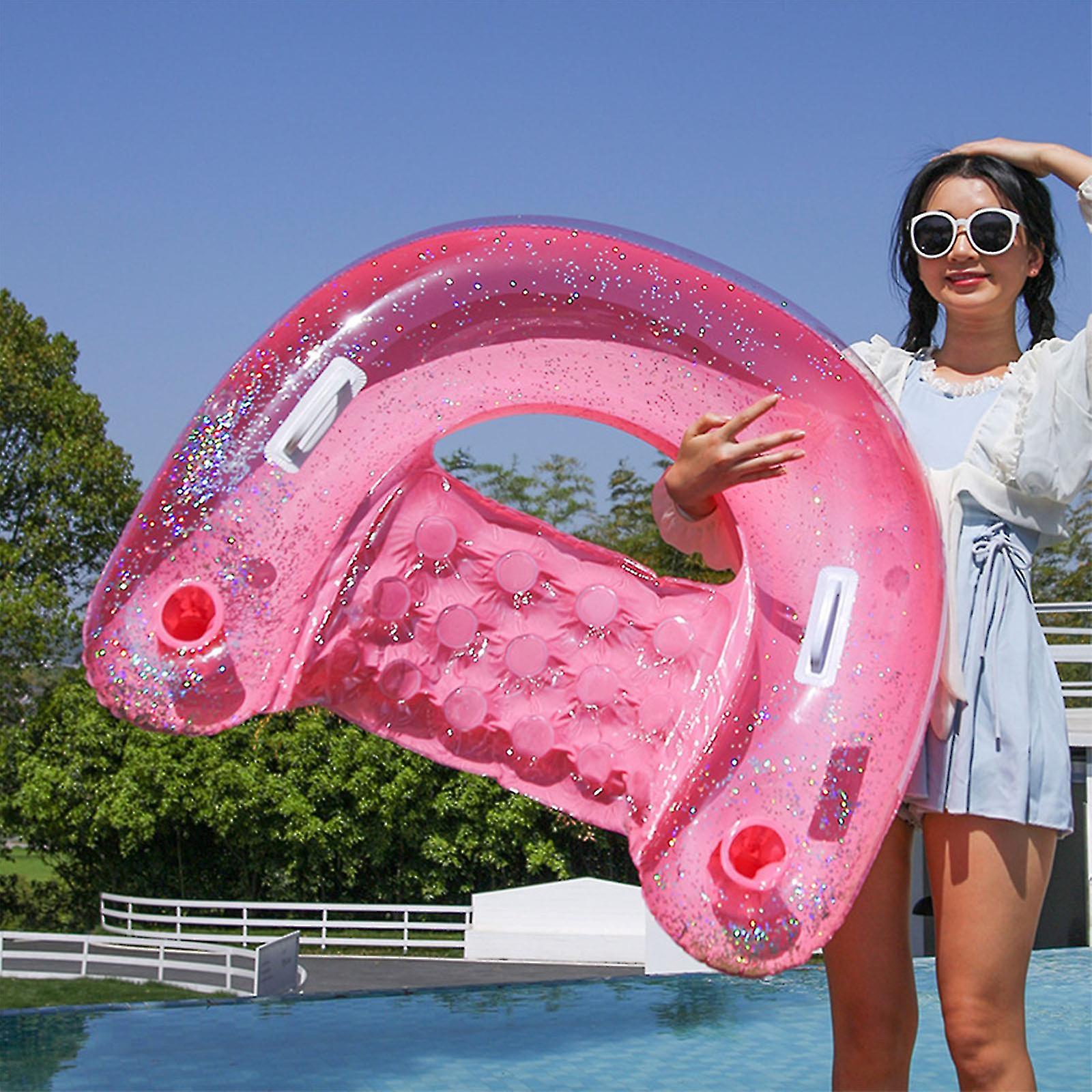 Inflatable Pool Float Chair For Swimming Pool, Water Chair Pool Lounger