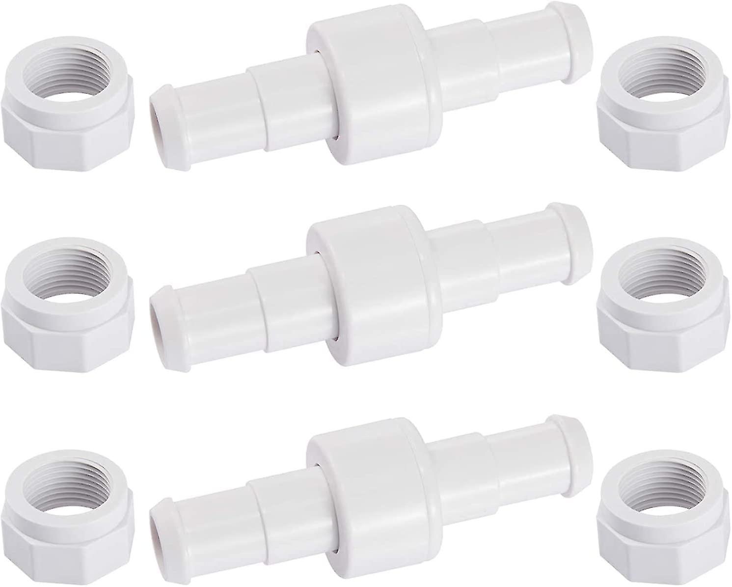 D20 Set Of 3 Rotary Connectors For Garden Hose With 6 D15 Fittings Compatible With Zodiac Polaris 180 280 380 Pool Cleaner Robot