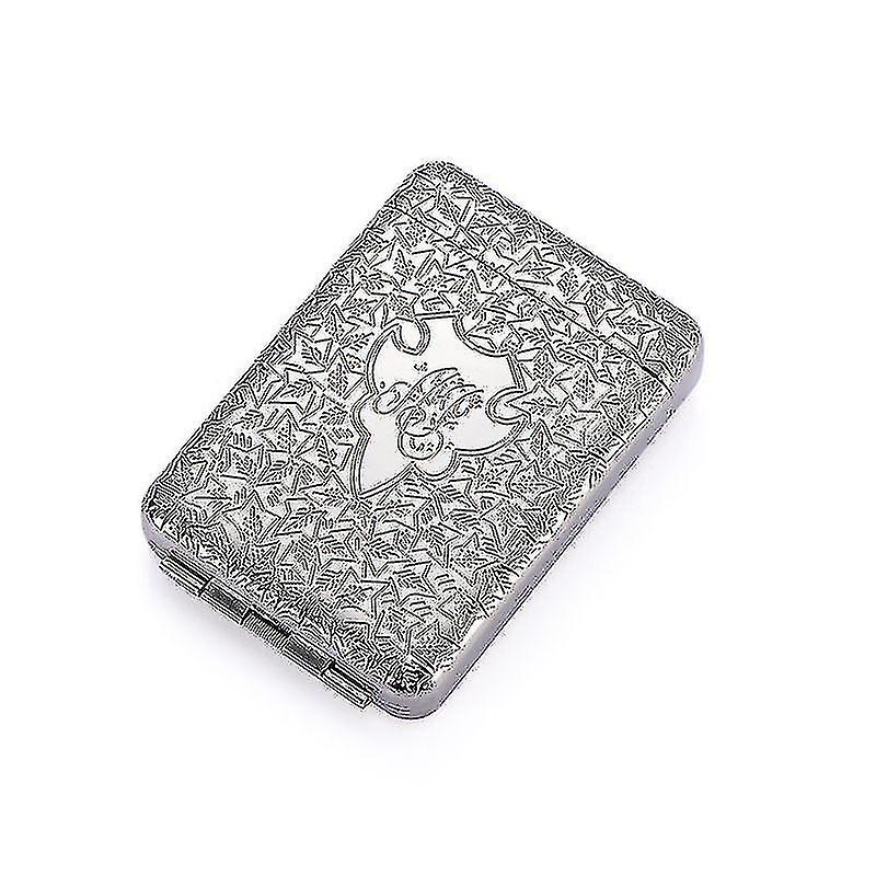 Peaky Blinders Creative 3 Sided Engraved Men"s Open Alloy Cigarette Case
