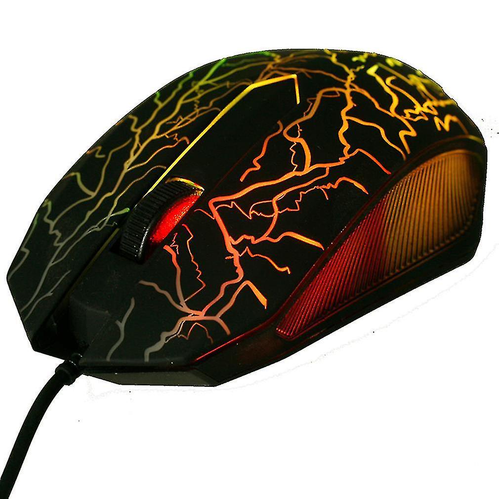 Small Special Shaped 3 Buttons Usb Wired Luminous Gamer Computer Gaming Mouse